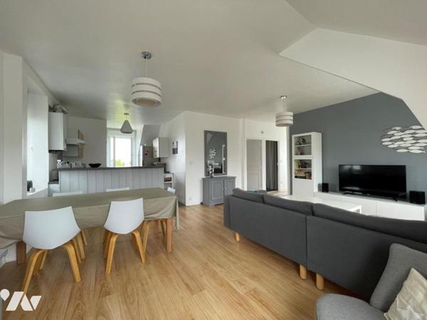 SAINT-MALO – Espérance/Rocabey - T3 dernier étage - Jardin privatif - Celliers - 71.03 m²