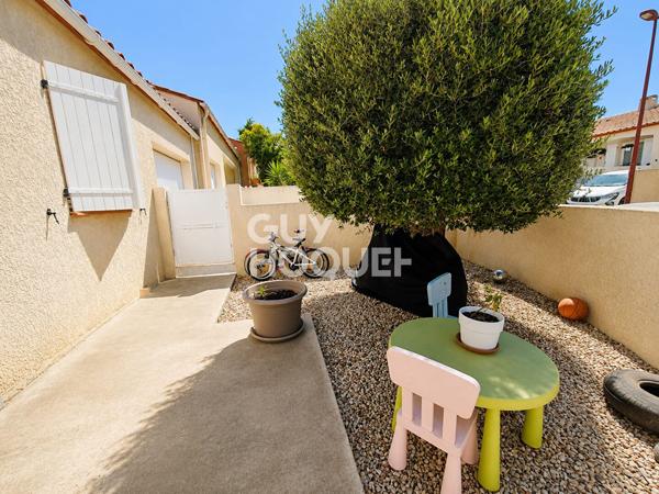 Maison Bages 3 chambres plain-pied, garage et jardin