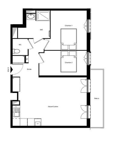 Vente Appartement 3 pièces 62 m2 à Compiègne