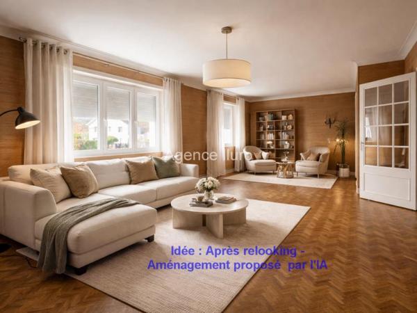 Maison - Proximite oloron-sainte-marie - Réf.:205353 MAISON D'HABITATION T4 AVEC JARDIN EN BON ETAT STRUCTUREL -