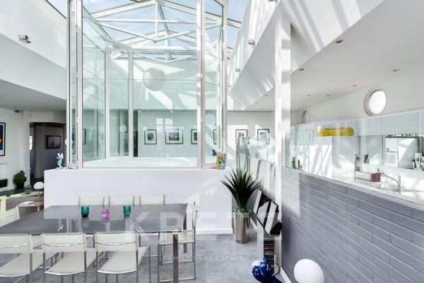 Loft d'architecte en dernier étage