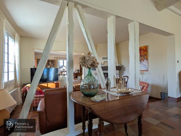 Lavardac (47230) Villa de plain pied avec sous sol, piscine couverte et vue Pyrénées