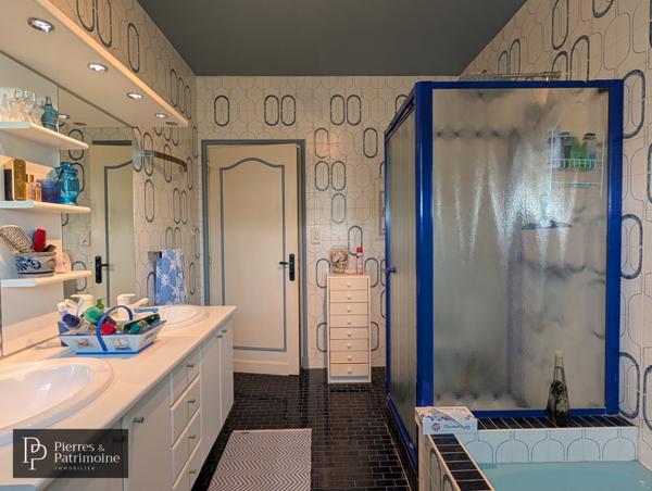 Lavardac (47230) Villa de plain pied avec sous sol, piscine couverte et vue Pyrénées