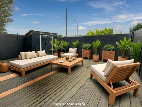 Cabourg – à 800 m de la plage – Rez-de-jardin avec terrasse