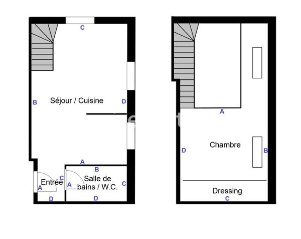 Appartement 2 pièces - 40 m²