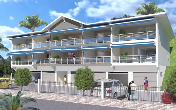 Appartement à vendre    2 pièces • 39 m2 Les Trois-Îlets