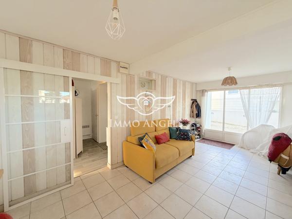 Appt. T2 en 1ère ligne mer