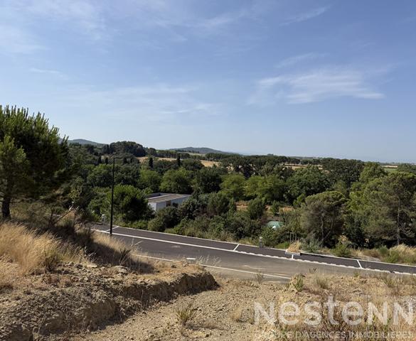 CARCASSONNE - Terrain constructible viabilisé de 824 m² libre constructeur - Les Balcons de Rivoire