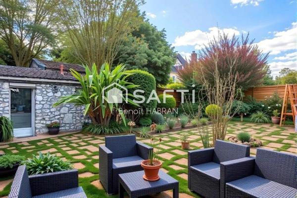 Maison de 90m2 ,5 pièces, 3 chambres ,jardin