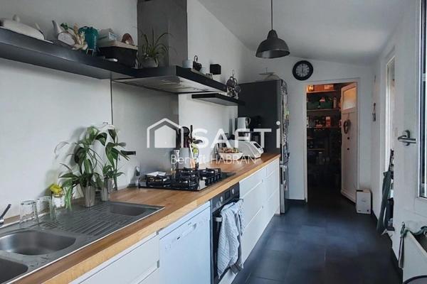 Maison de 90m2 ,5 pièces, 3 chambres ,jardin