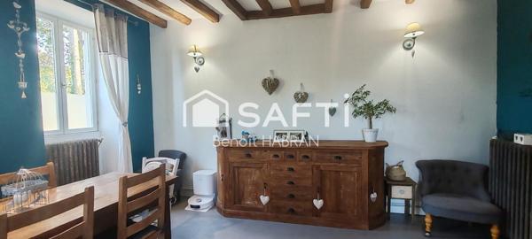 Maison de 90m2 ,5 pièces, 3 chambres ,jardin