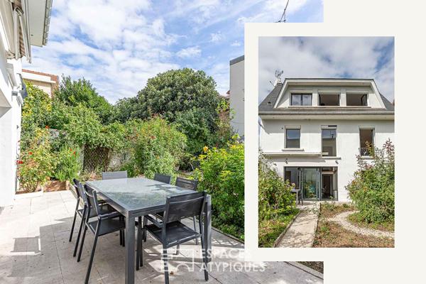 Maison contemporaine et familiale avec jardin aux portes de Paris