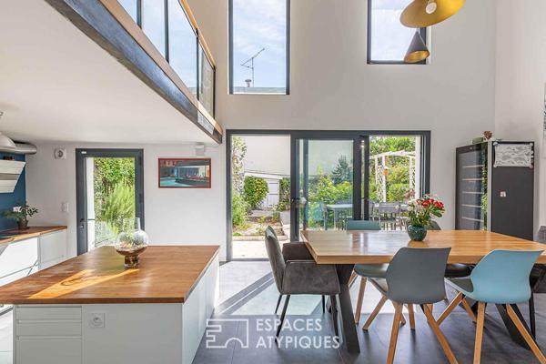 Maison contemporaine et familiale avec jardin aux portes de Paris