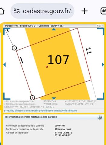Appartement à vendre 1 pièces WOIPPY (57)