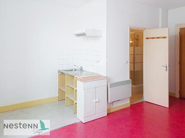 A vendre studio de 22 m², très bien situé en hyper centre ville Saujon à quelques minutes des thermes.