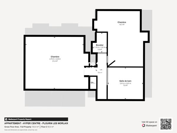 Location appartement à Plourin-lès-Morlaix, 5 pièces 101.25m²