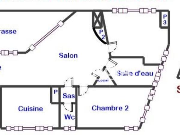 À vendre Appartement 3 pièces 60 m² - Blois 41000