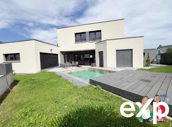 Maison contemporaine avec piscine & spa – 7 pièces
