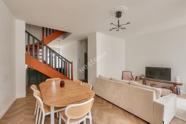 APPARTEMENT DUPLEX 3 CHAMBRES AVEC BALCONS ET GARAGE SAINT BRIEUC CENTRE