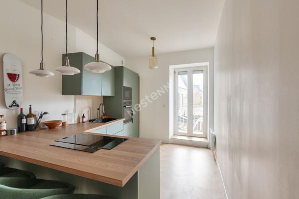 APPARTEMENT DUPLEX 3 CHAMBRES AVEC BALCONS ET GARAGE SAINT BRIEUC CENTRE