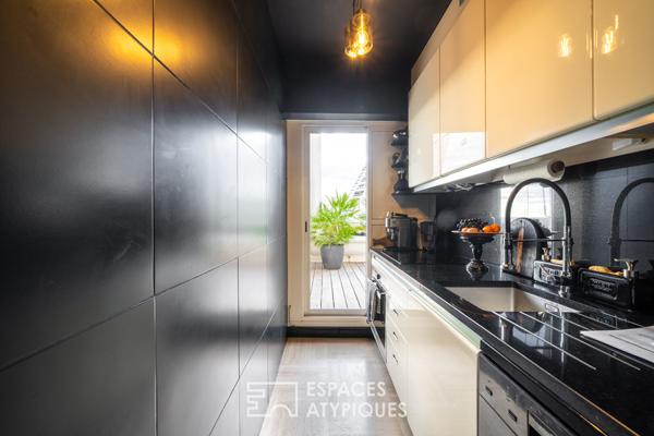 Duplex inversé avec une vue panoramique