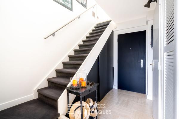 Duplex inversé avec une vue panoramique