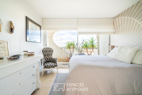 Duplex inversé avec une vue panoramique