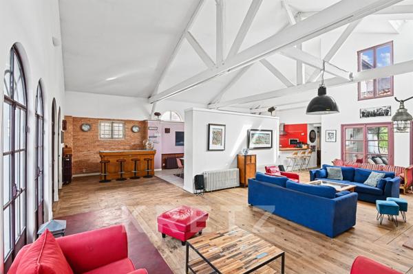 Loft avec jardin aux volumes exceptionnels