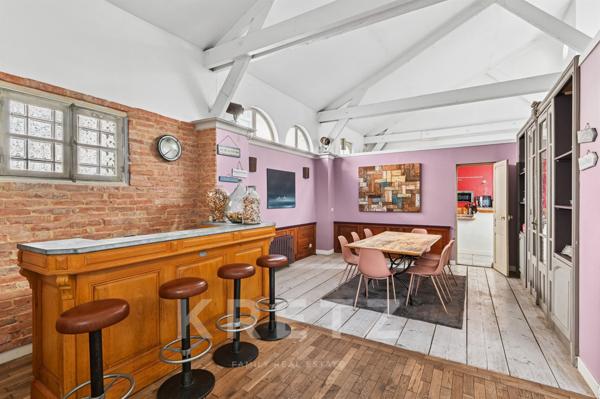 Loft avec jardin aux volumes exceptionnels