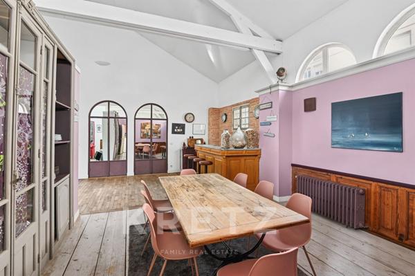 Loft avec jardin aux volumes exceptionnels