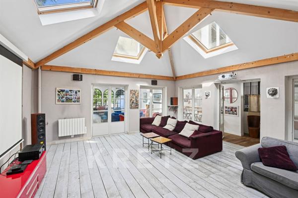 Loft avec jardin aux volumes exceptionnels