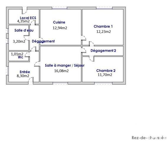 Maison à vendre 4 pièces 75 m² Mareuil-sur-Lay-Dissais