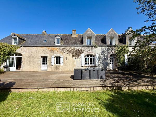 Longère de caractère à proximité immédiate des plages de Carantec