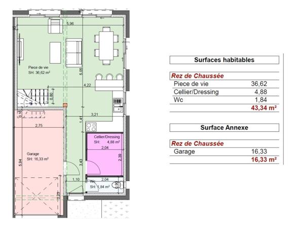 EXCLUSIVITE Amphion Villa 100 m² , garage, située au calme, proche du lac et de toutes commodités (74500)