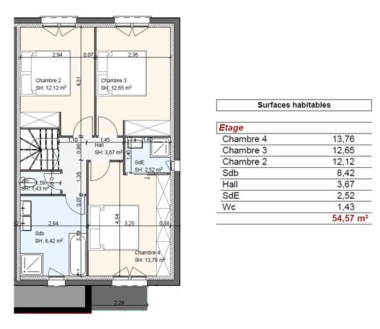 EXCLUSIVITE Amphion Villa 100 m² , garage, située au calme, proche du lac et de toutes commodités (74500)