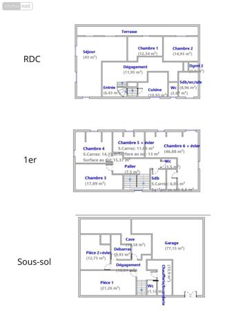 Achat - Maison Vélizy-Villacoublay 78140 9 pièces 263 m 2 1031 m 2