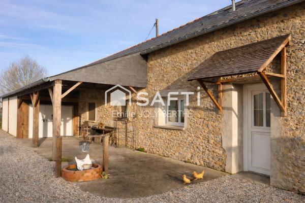 LONGERE DE PLEIN PIED A REMETTRE AU GOUT 72 M² - SECTEUR VAL DU MAINE / 53340