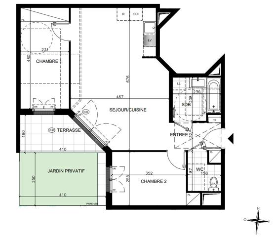 Appartement Vaires Sur Marne 3 pièces