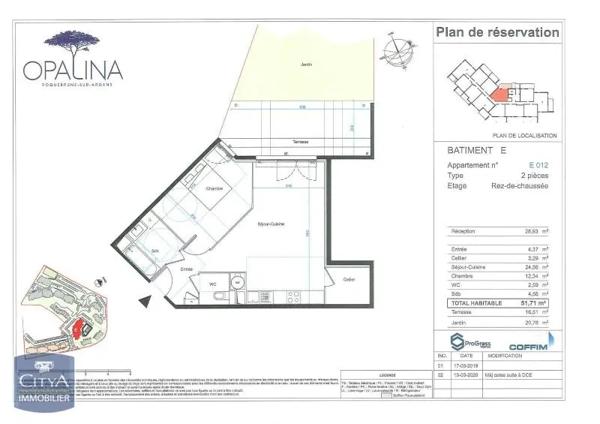 Appartement à louer 2 pièces 51.71m² Roquebrune-sur-Argens (83520)