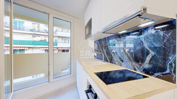 NICE - FLEURS : JOLI F1 AVEC BALCONS AU CALME