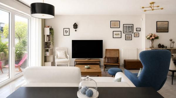T4 96 m² – 3 chambres – Terrasse 20 m² – Garage double