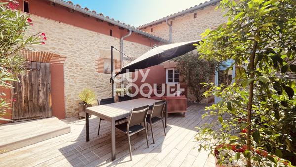 Rare - au cœur de Villefranche-de-Lauragais, belle maison de village rénovée