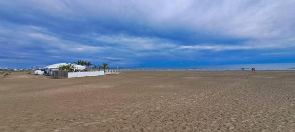 A 100m de la plage, F2 à La Grande-Motte avec terrasse Sud, garage privatif et grand jardin collectif