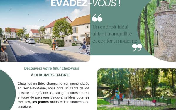 Maison à vendre    5 pièces •  Chaumes-en-Brie