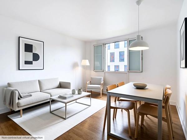SAINT OUEN - 2 PIÈCES 37m² LC - 4ÈME ÉTAGE AVEC ASCENSEUR