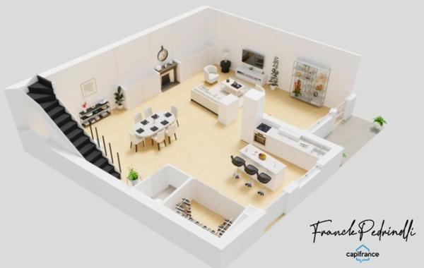 Maison avec travaux 180 m² 6 pièces LYON 3EME ARRONDISSEMENT (69) QUARTIER MONPLAISIR LUMIERE