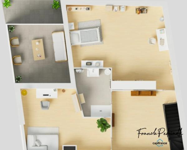 Maison avec travaux 180 m² 6 pièces LYON 3EME ARRONDISSEMENT (69) QUARTIER MONPLAISIR LUMIERE