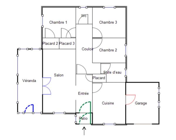 Maison de plain-pied à vendre 4 pièces SAINT PAUL TROIS CHATEAUX (26)
