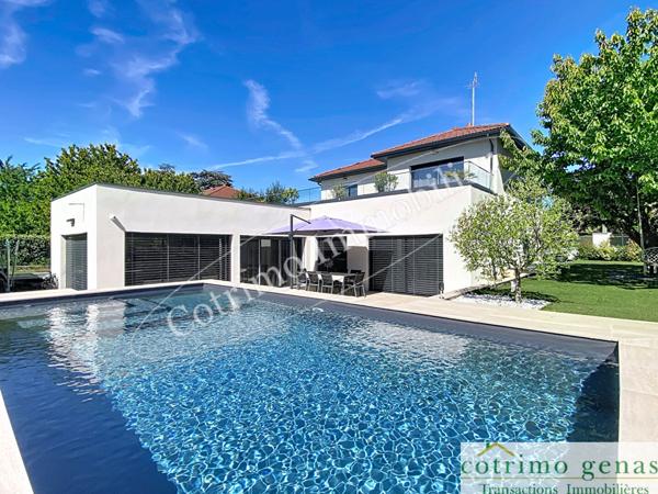 Genas Villa 200m² hab +5 Chbres+piscine+Terr.815m²