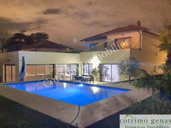 Genas Villa 200m² hab +5 Chbres+piscine+Terr.815m²